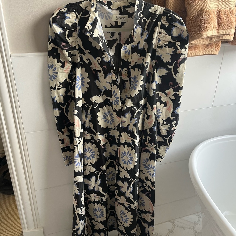 Floral puff sleeve Dress